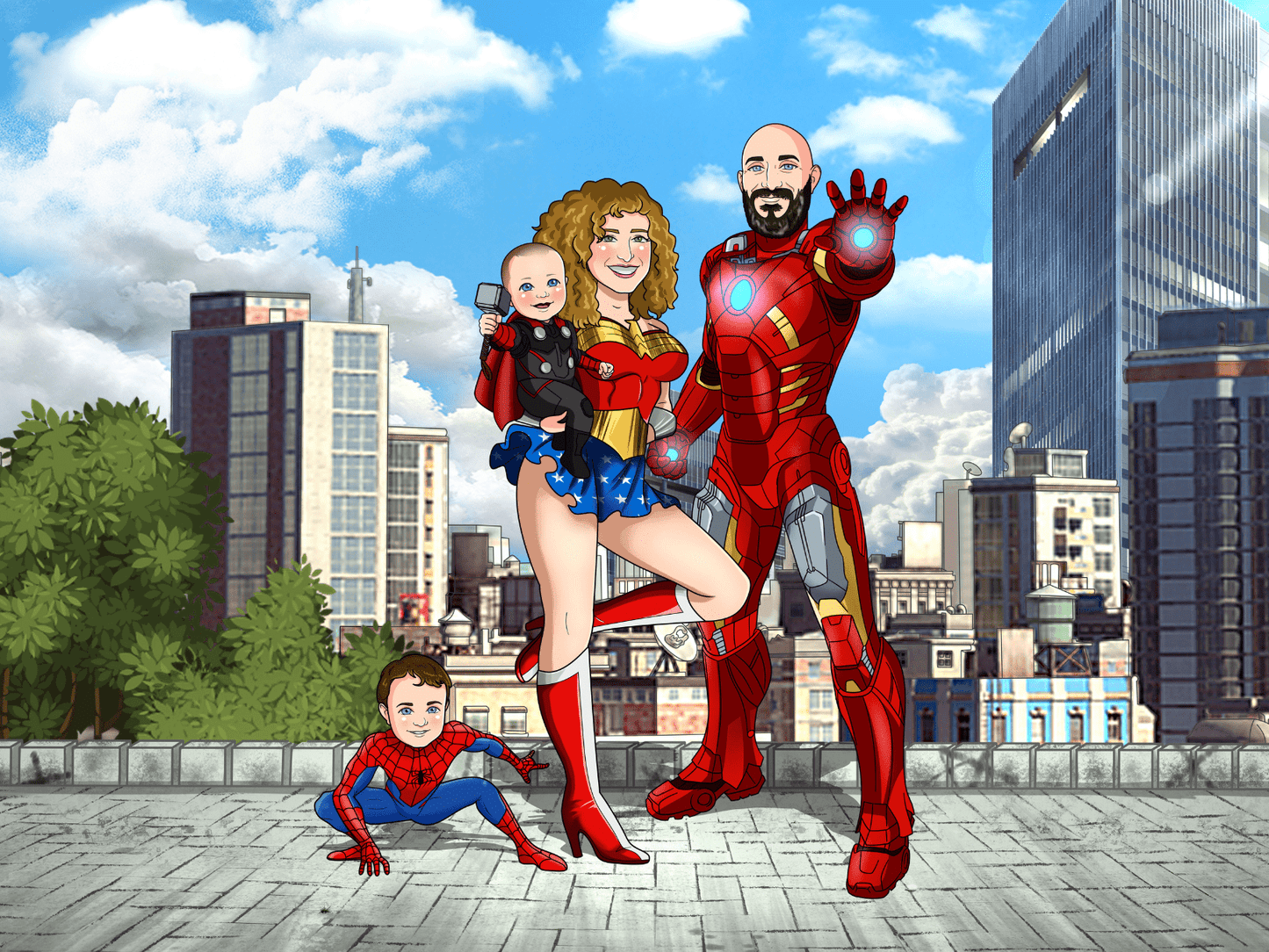 Portrait personnalisé - Transformez-vous en super-héros !