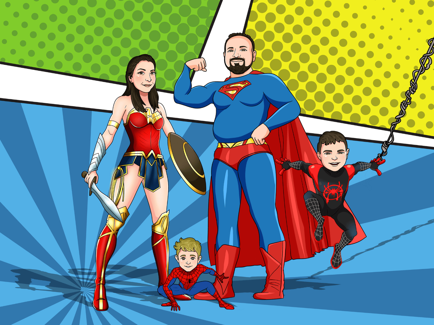 Portrait personnalisé - Transformez-vous en super-héros !