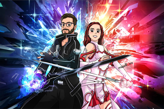 Ritratto Personalizzato Sword Art