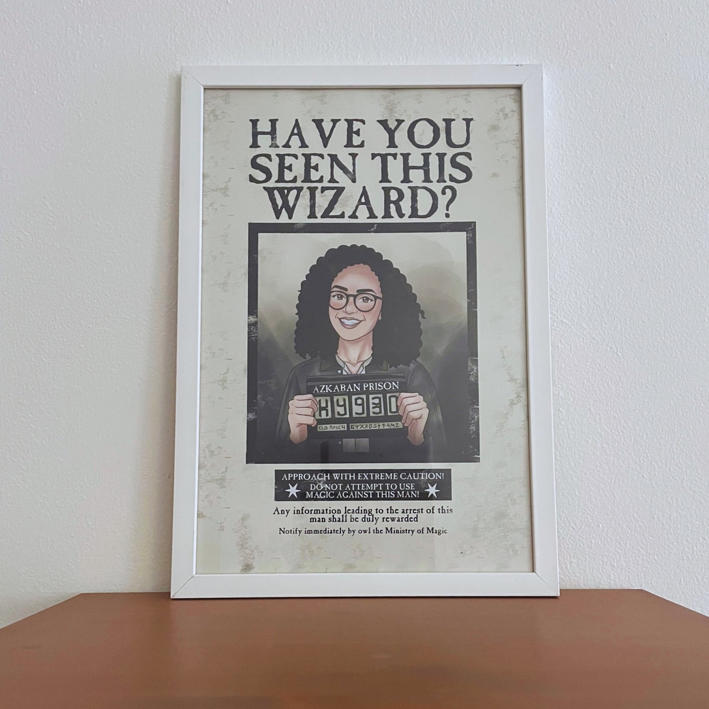 Personalisierte Porträt - Gesuchtes Magier-Plakat