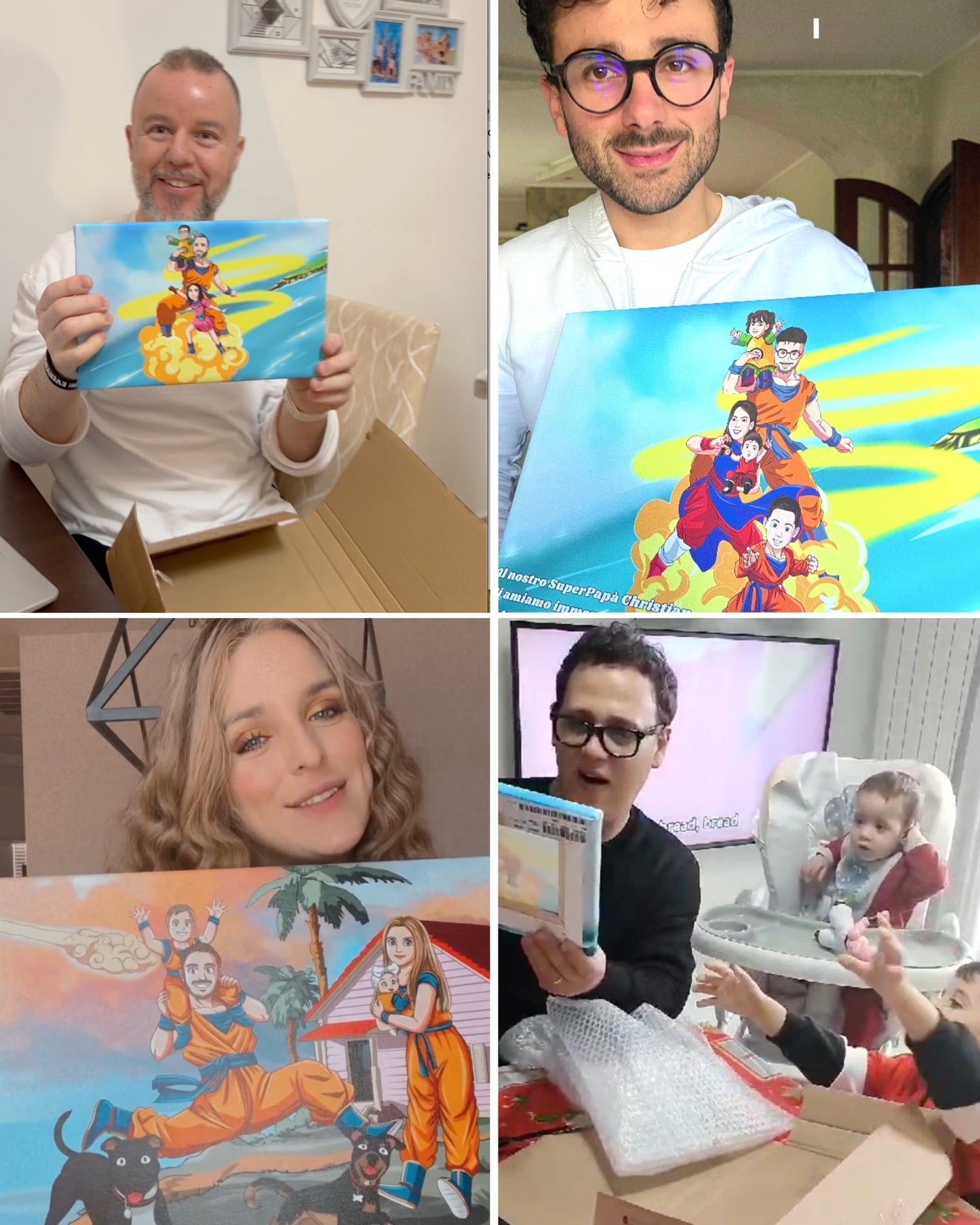 Aangepast Portret Wordt Super Saiyan