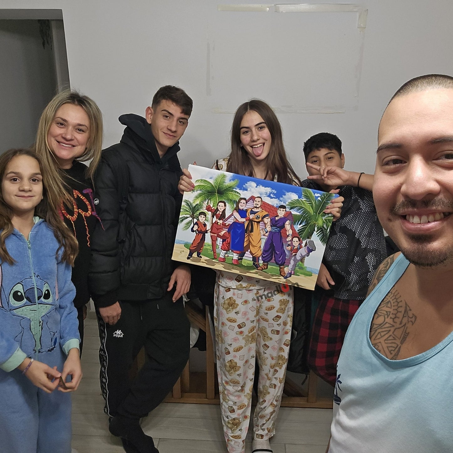 Aangepast Portret Wordt Super Saiyan