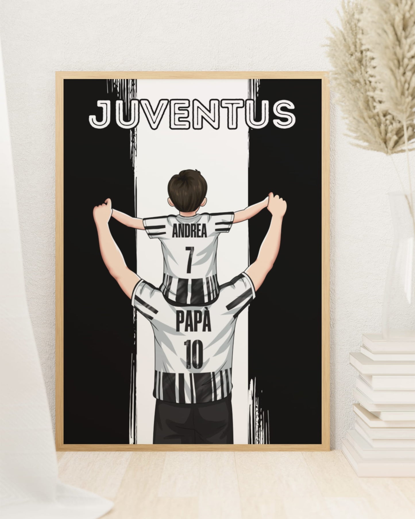 Regalo per tifoso: poster personalizzato con la tua squadra del cuore