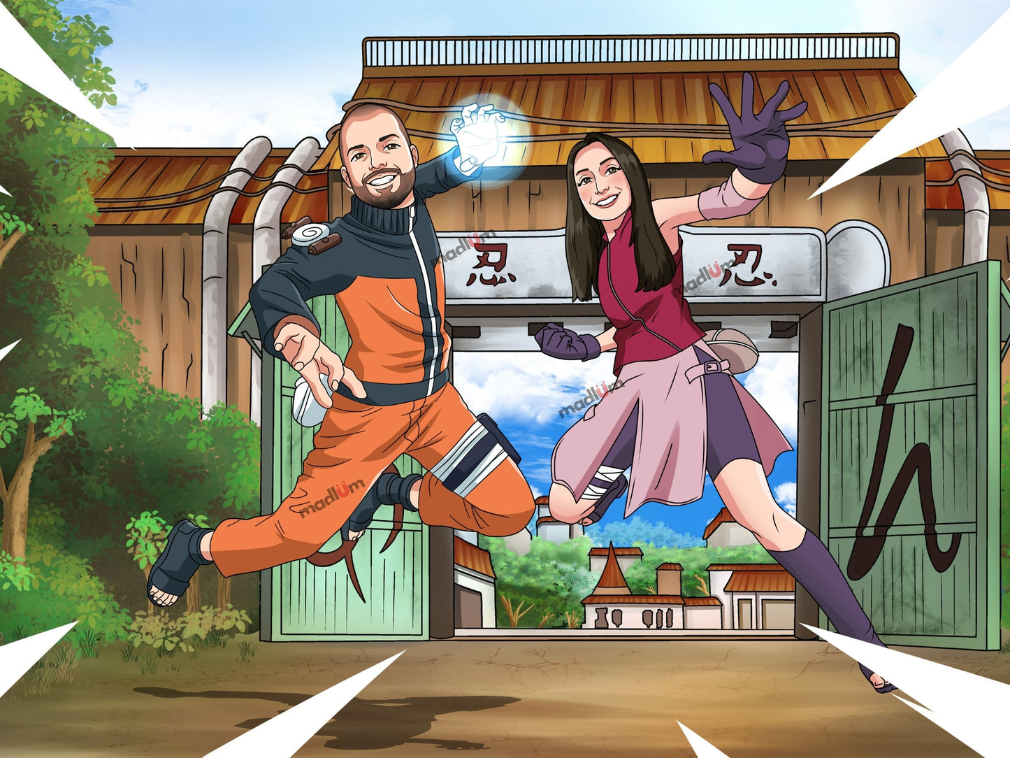 Ritratto Personalizzato Diventa un Ninja