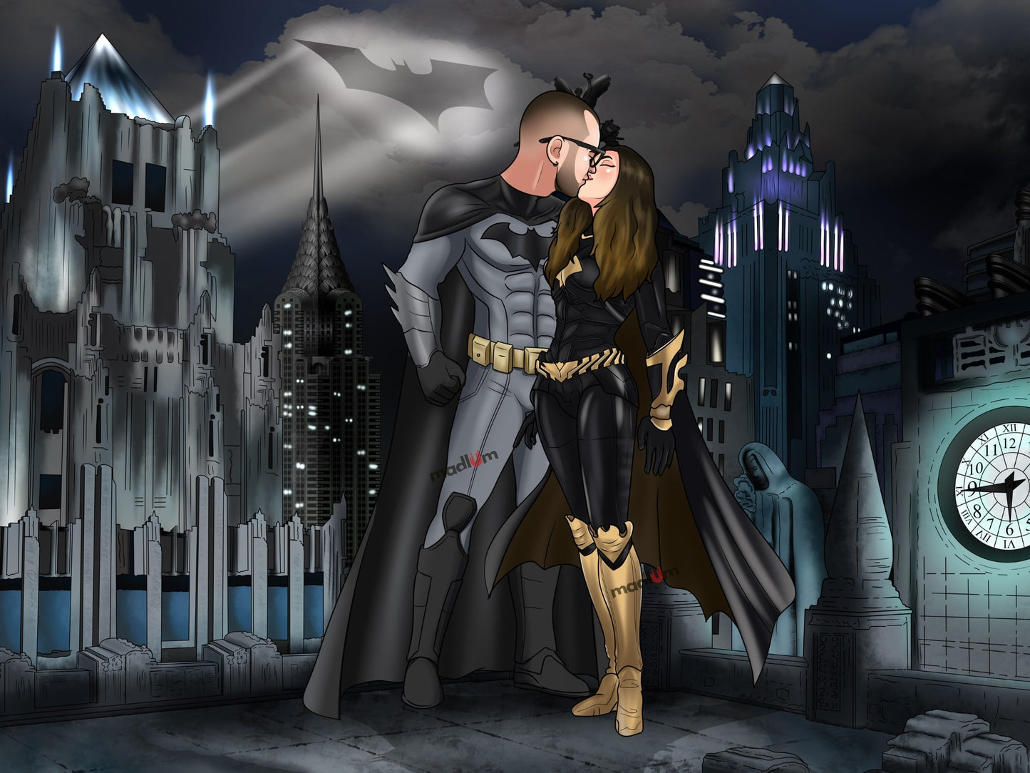 Portrait de couple : transformez-vous en super-héros !