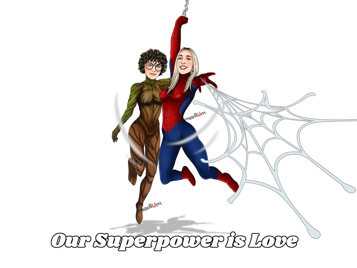 Portrait de couple : transformez-vous en super-héros !