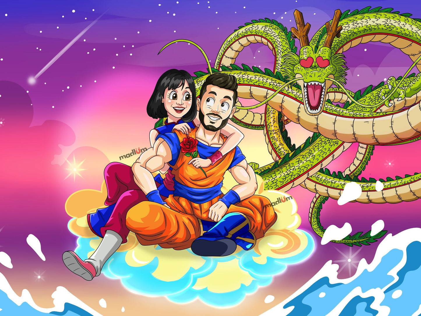 Portrait de couple : devenir Super Saiyan