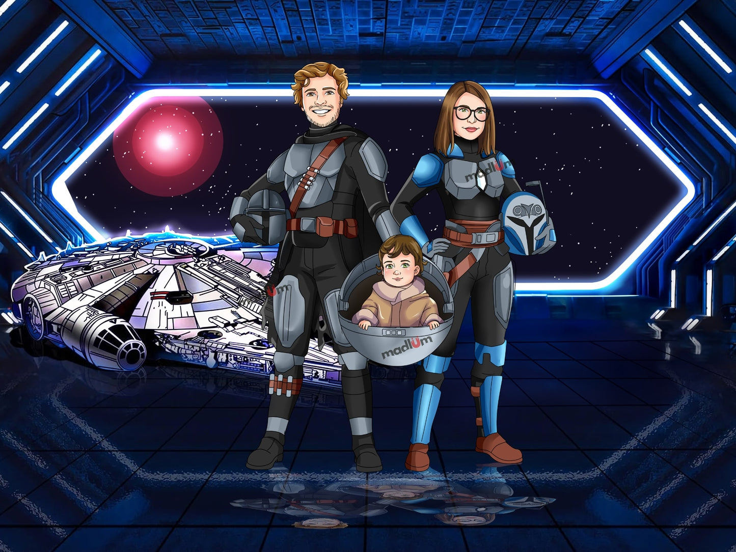 Ritratto Personalizzato Diventa uno Jedi