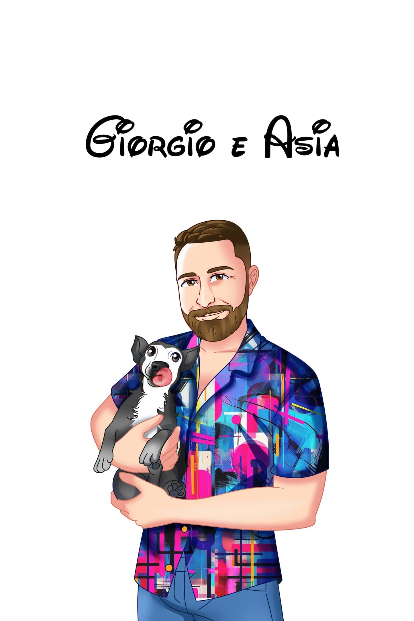 Ritratto personalizzato - Cartoni Animali