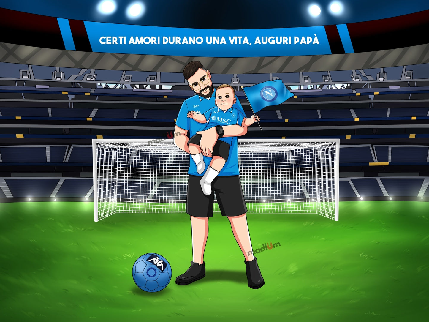 Ritratto Personalizzato: Leggende del Calcio