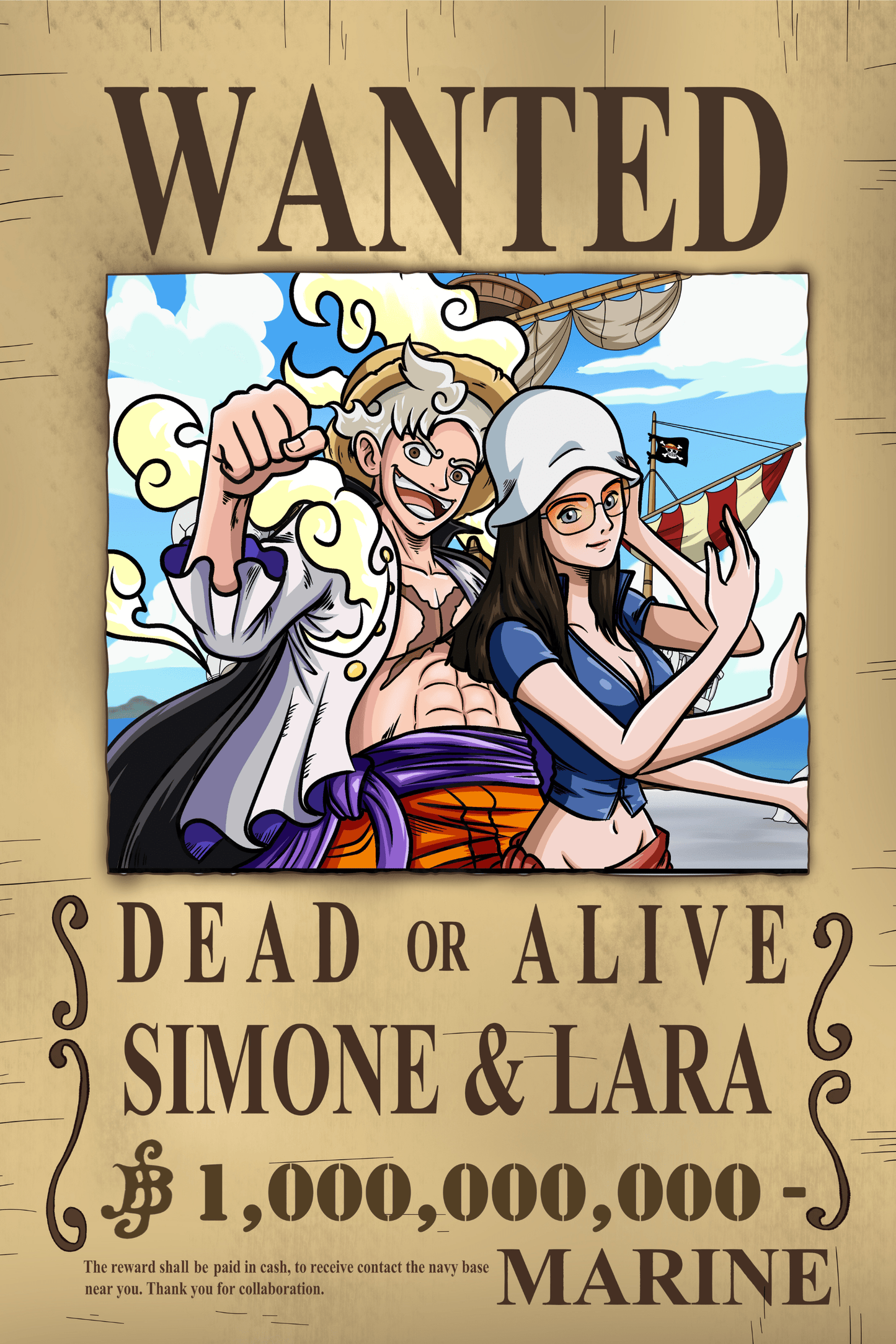 Aangepast Portret One Piece