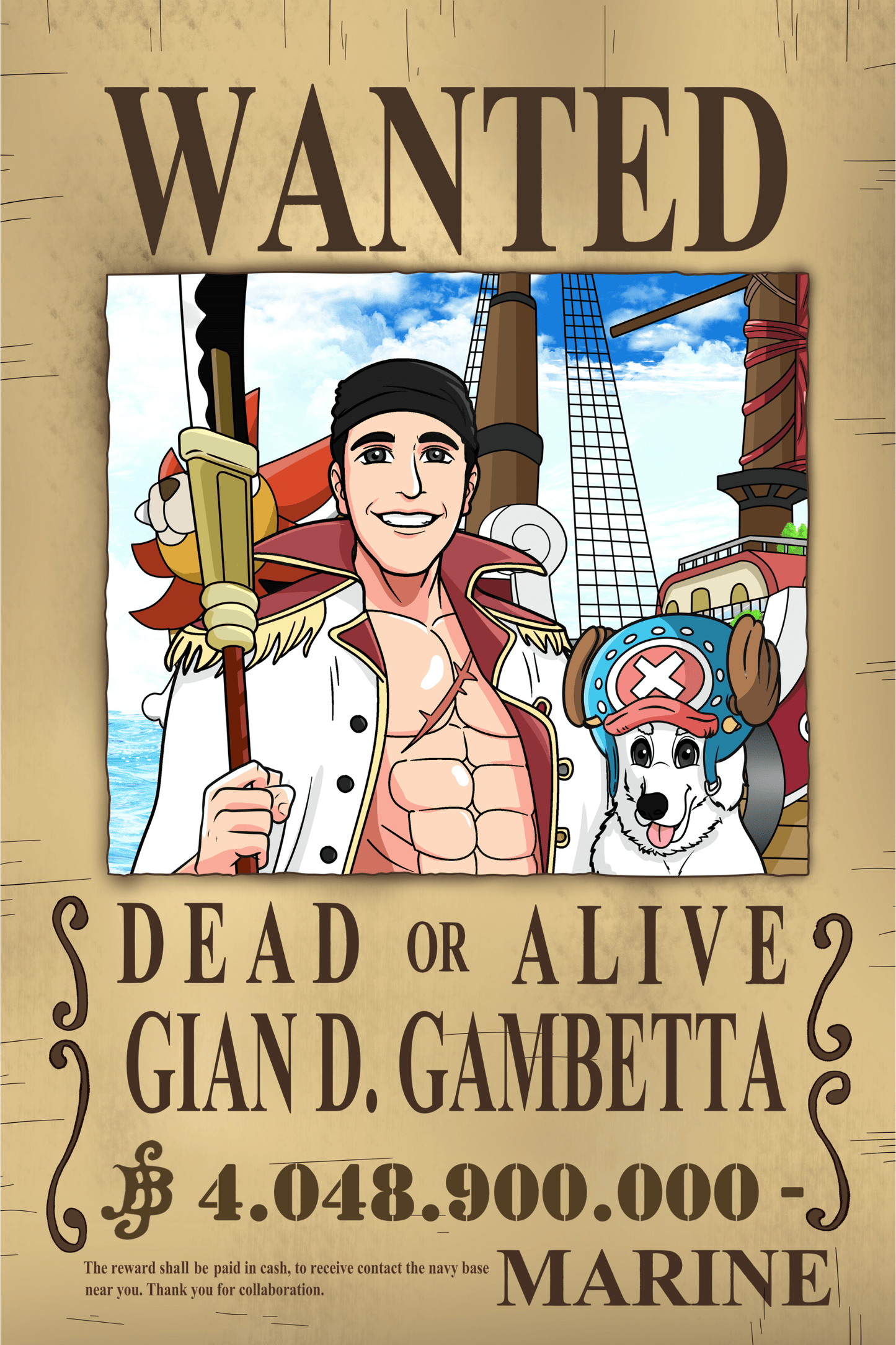 Aangepast Portret One Piece