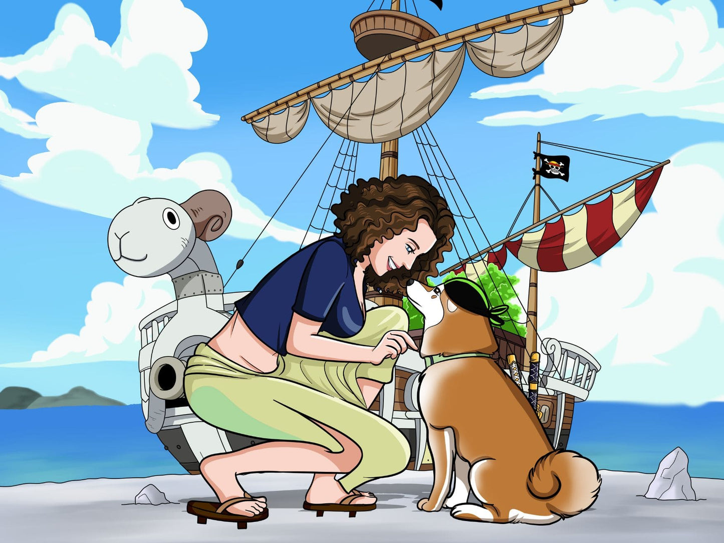 Aangepast One Piece Volledig Lichaam Portret