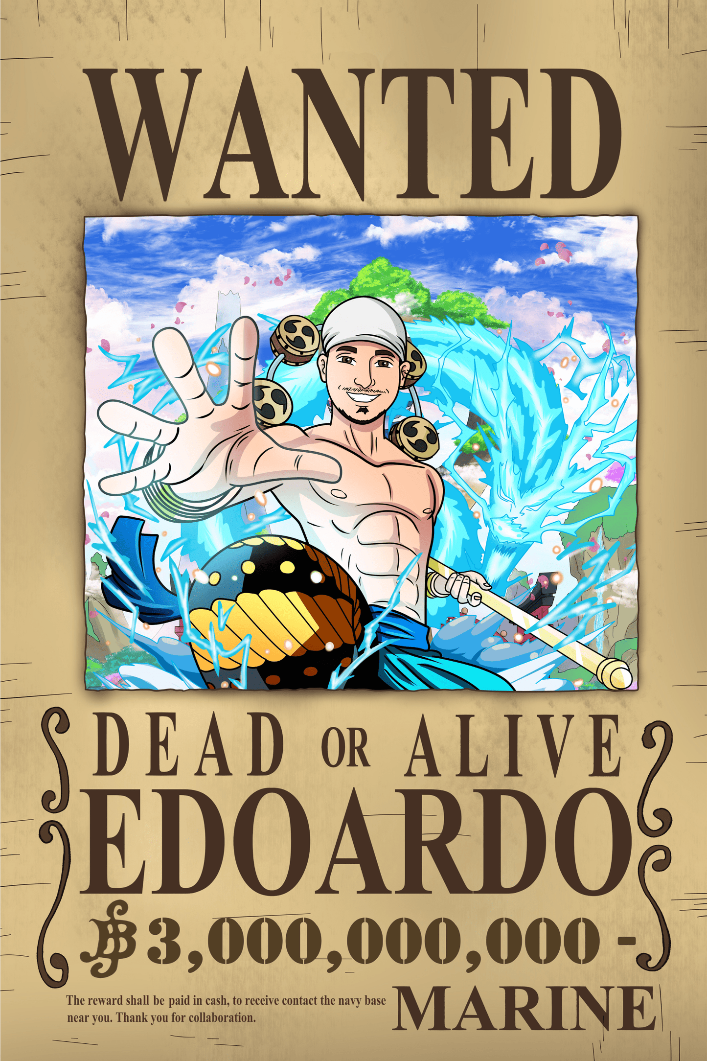 Aangepast Portret One Piece
