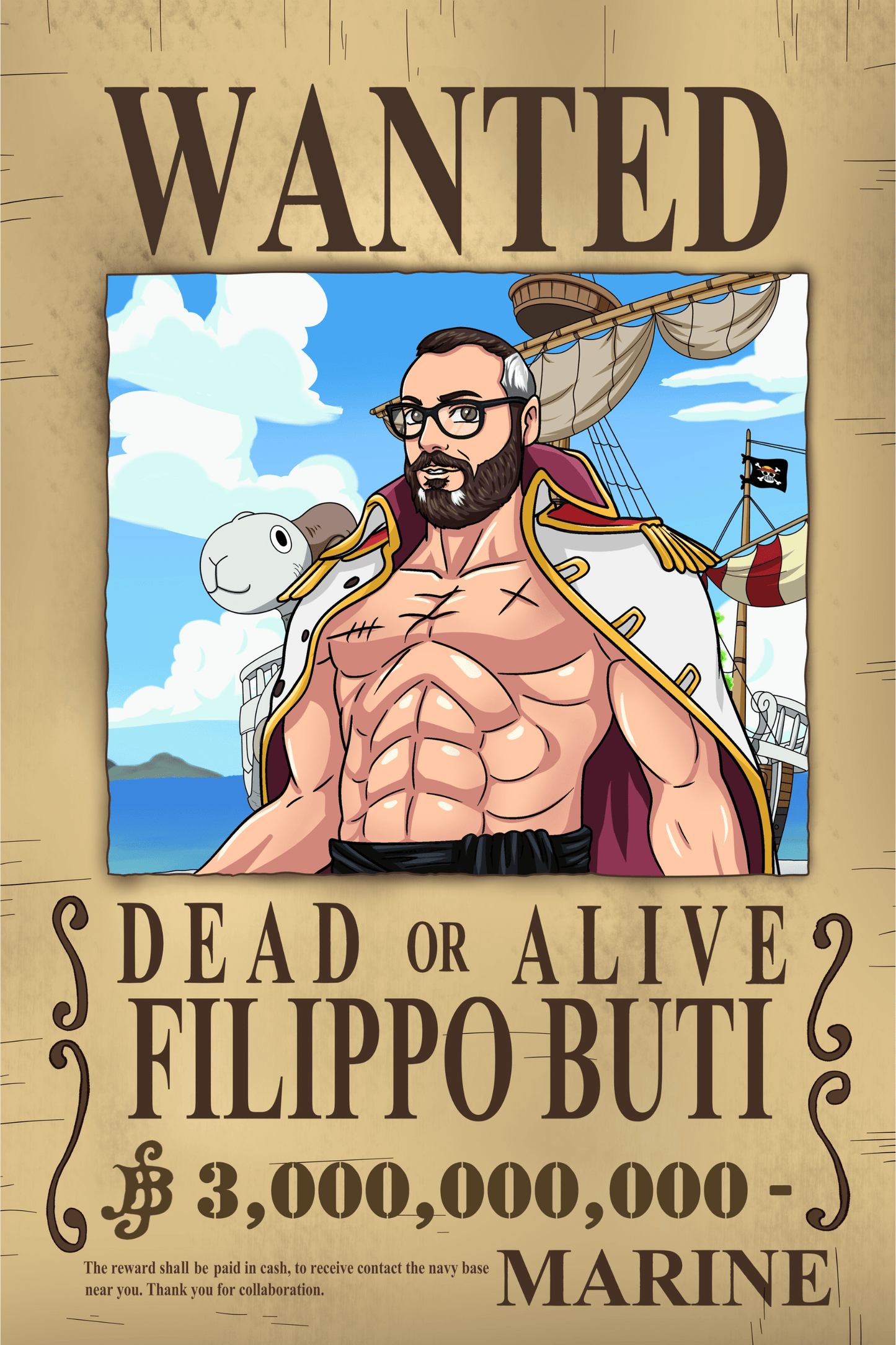 Aangepast Portret One Piece