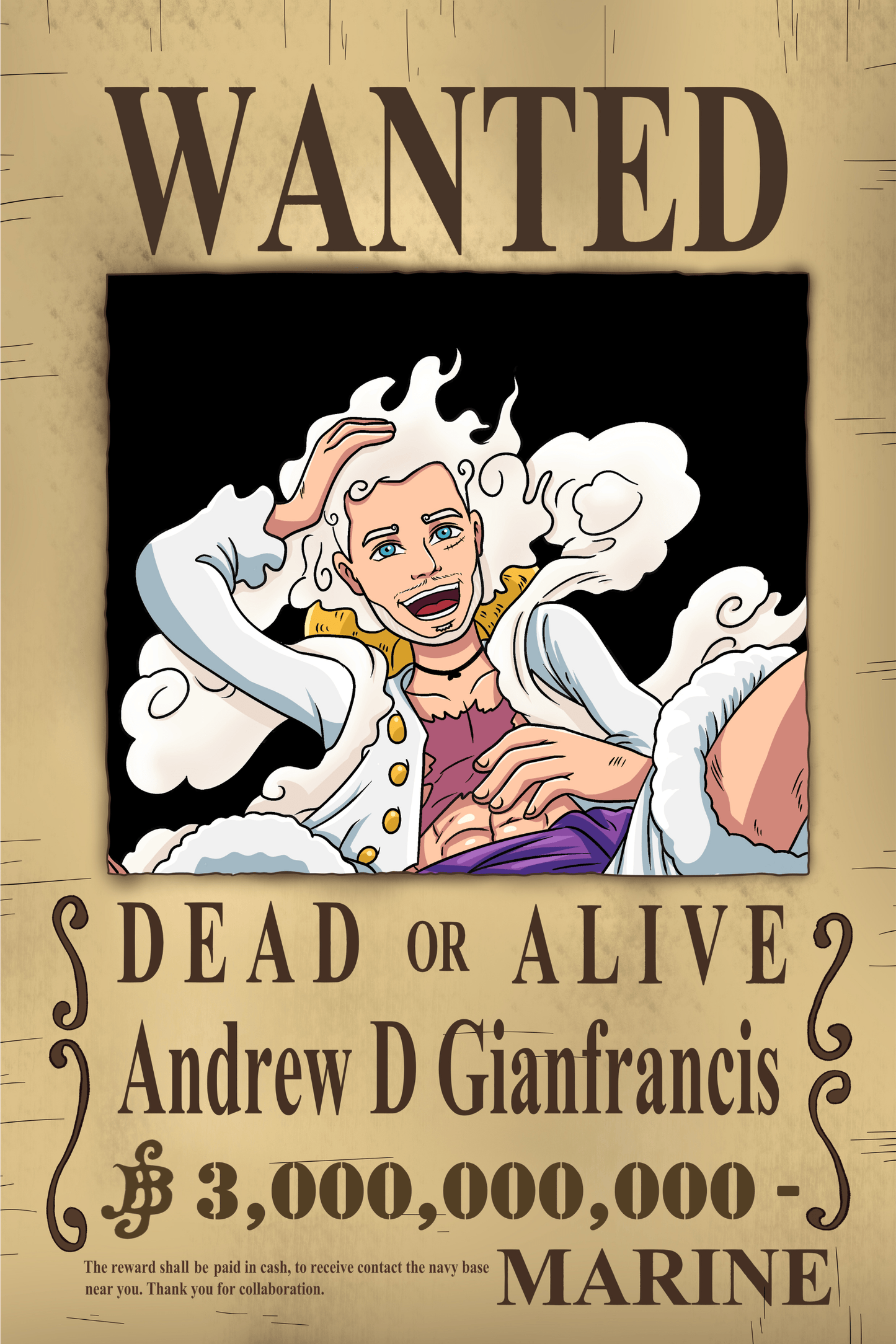 Aangepast Portret One Piece