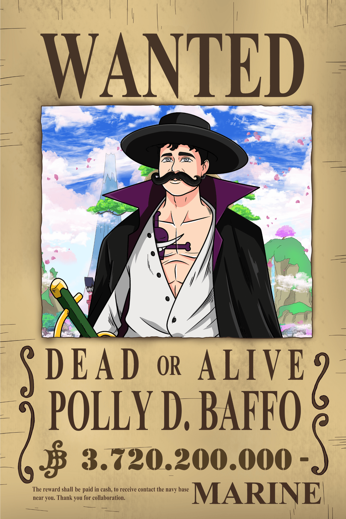 Aangepast Portret One Piece