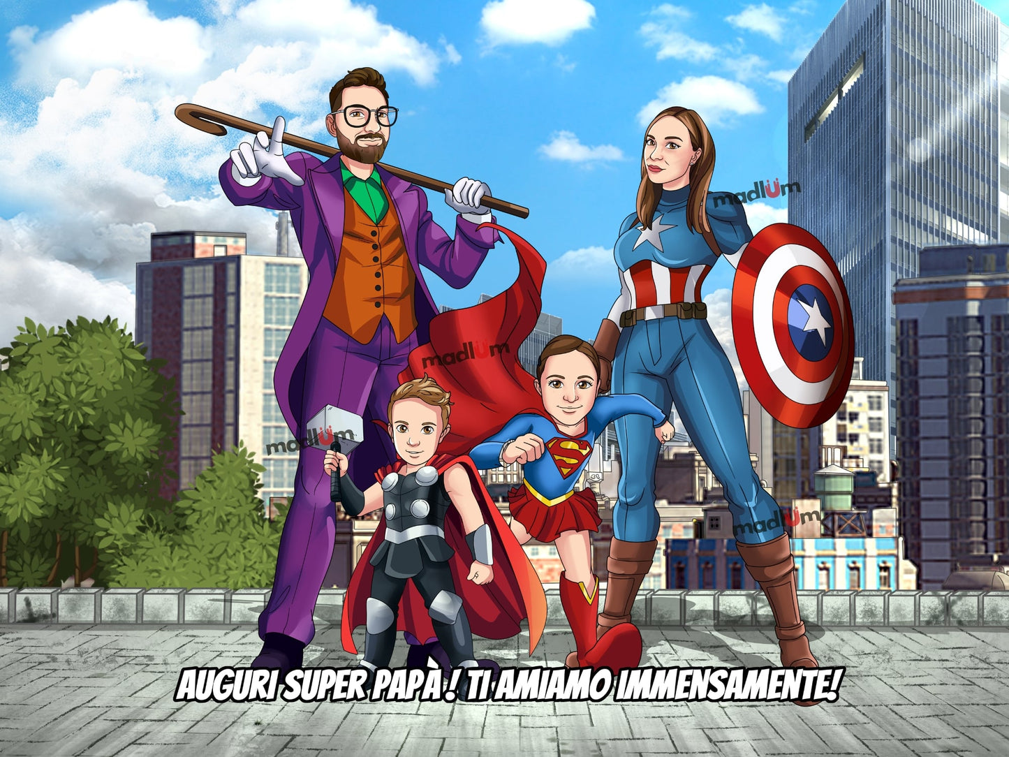 Portrait personnalisé - Transformez-vous en super-héros !