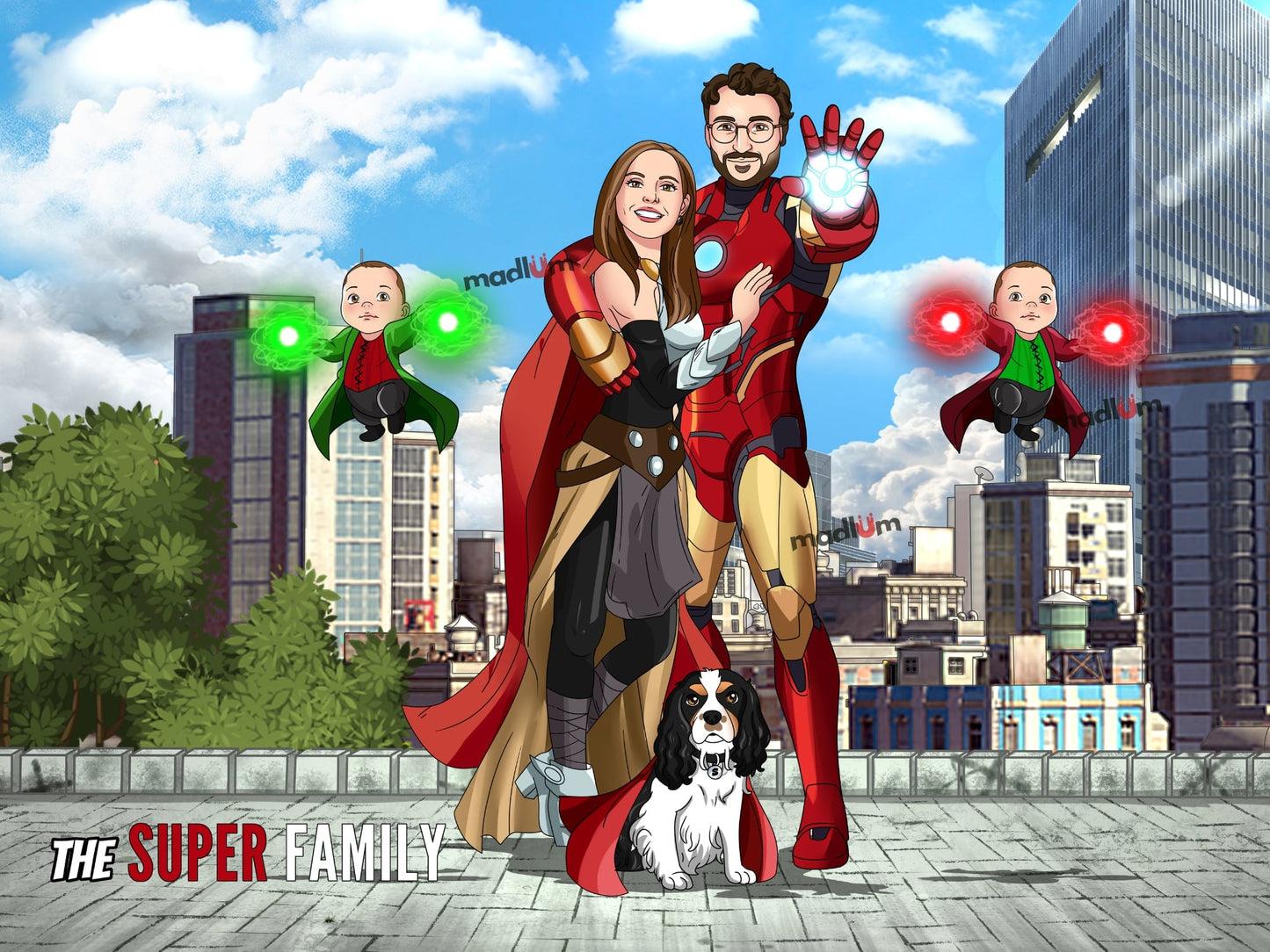 Portrait personnalisé - Transformez-vous en super-héros !
