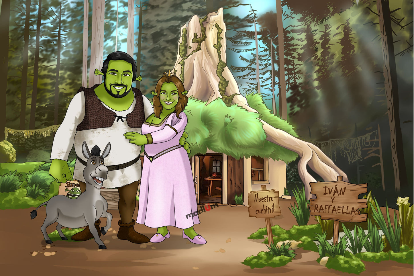 Portrait personnalisé One Piece corps entier