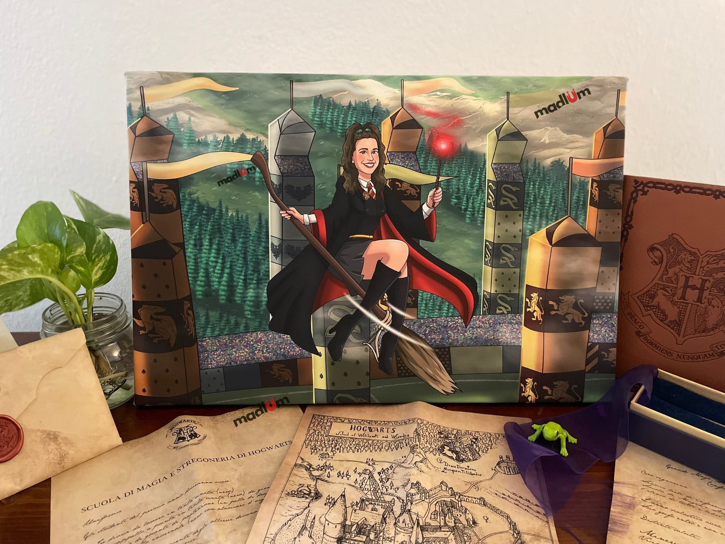 Portrait personnalisé - De Moldus à Sorciers !