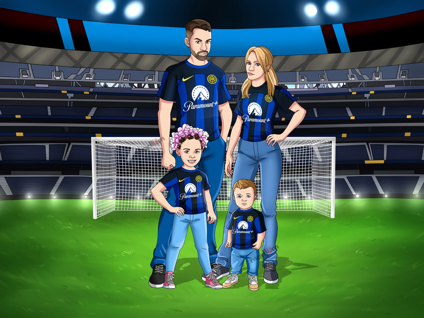 Ritratto Personalizzato: Leggende del Calcio