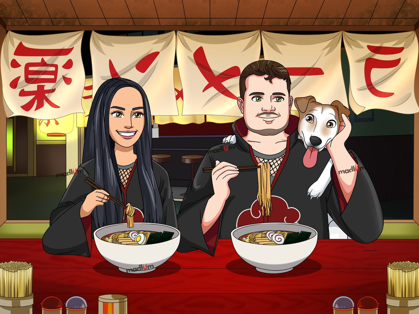 Ritratto Personalizzato Diventa un Guerriero Ninja