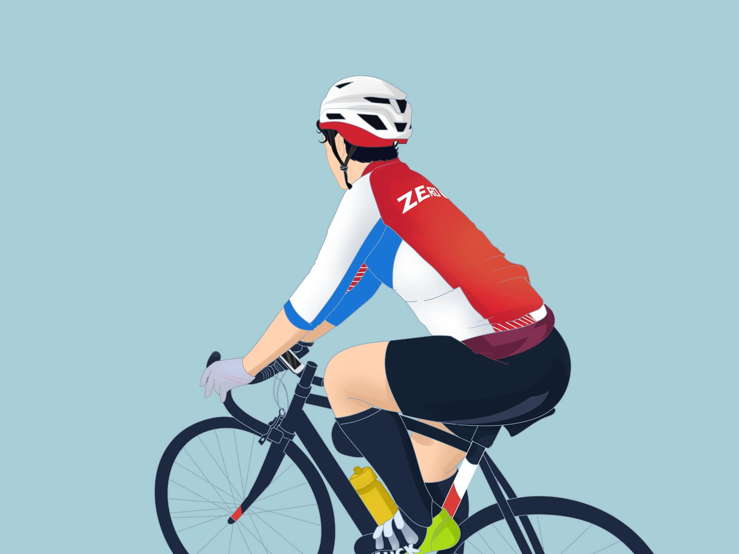 Illustration personnalisée portrait sans visage