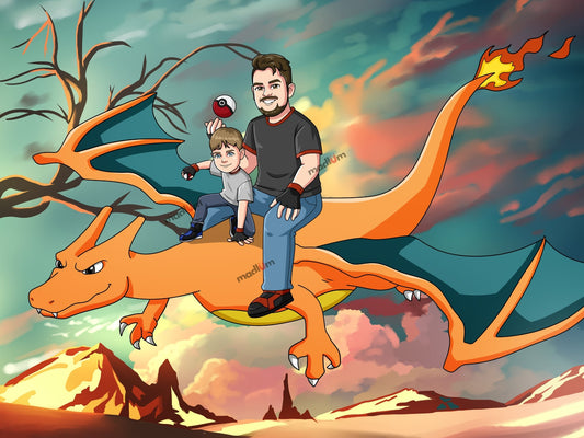 Ritratto festa del papà: diventa un allenatore pkm