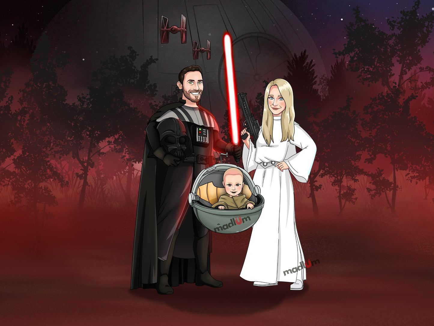 Portrait Personnalisé Devenez un Jedi