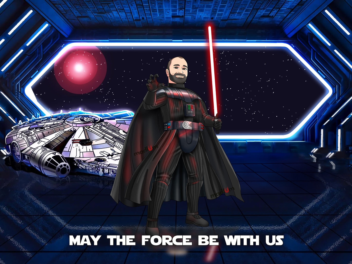 Portrait Personnalisé Devenez un Jedi