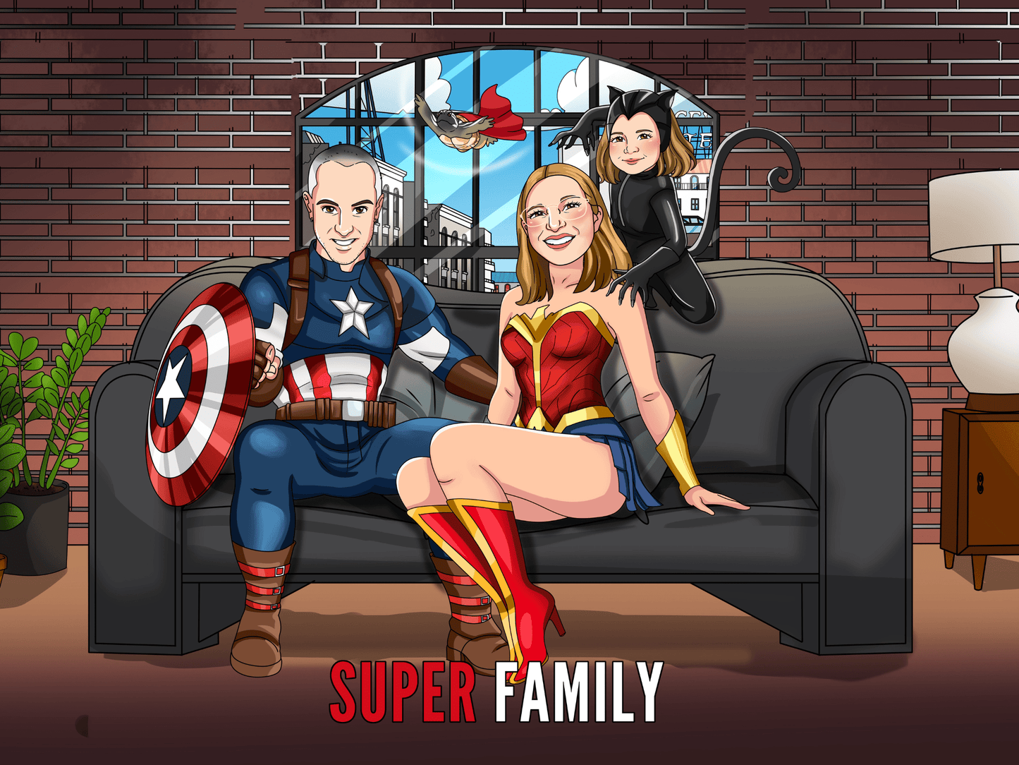 Portrait personnalisé - Transformez-vous en super-héros !