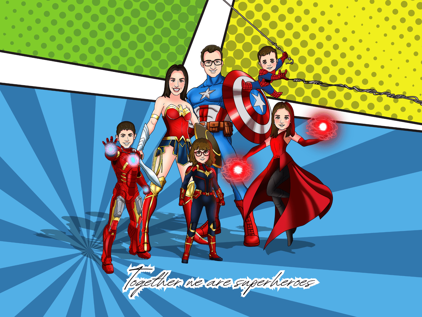 Portrait personnalisé - Transformez-vous en super-héros !