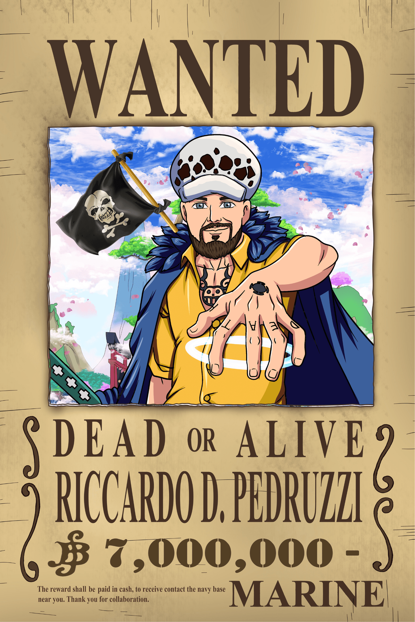 Aangepast Portret One Piece