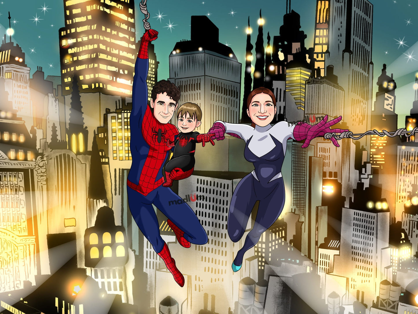 Ritratto personalizzato - Trasformati in supereroe!