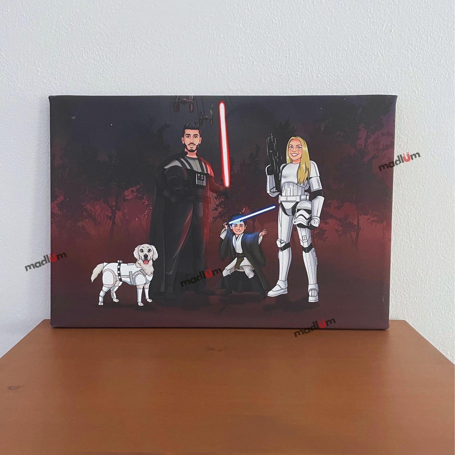 Portrait Personnalisé Devenez un Jedi