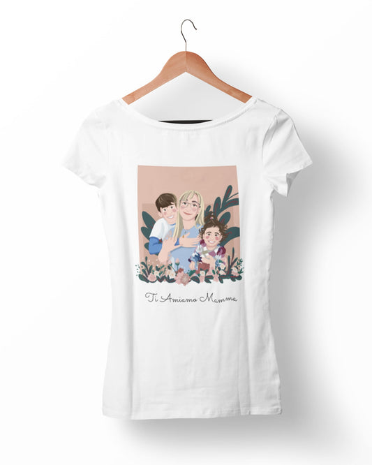 Druck auf Unisex T-Shirt 100% Baumwolle