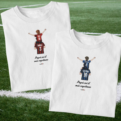 Ritratto su t-shirt/felpa – una sola grande passione