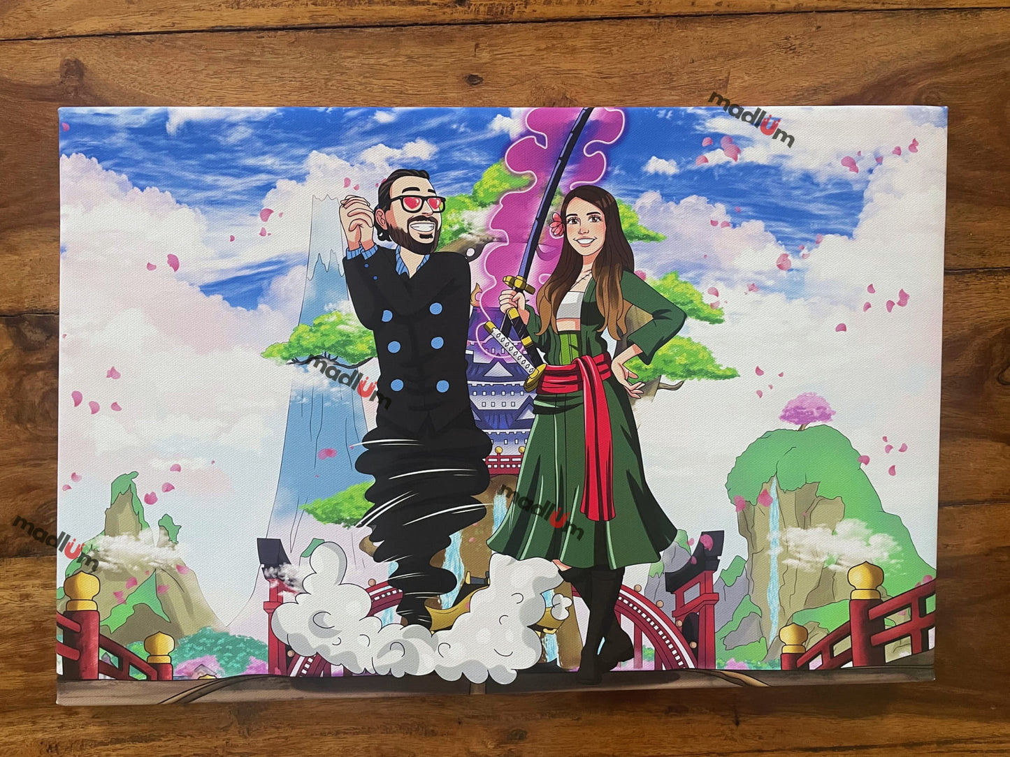 Ritratto Personalizzato One Piece Corpo Intero