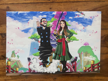 Ritratto Personalizzato One Piece Corpo Intero