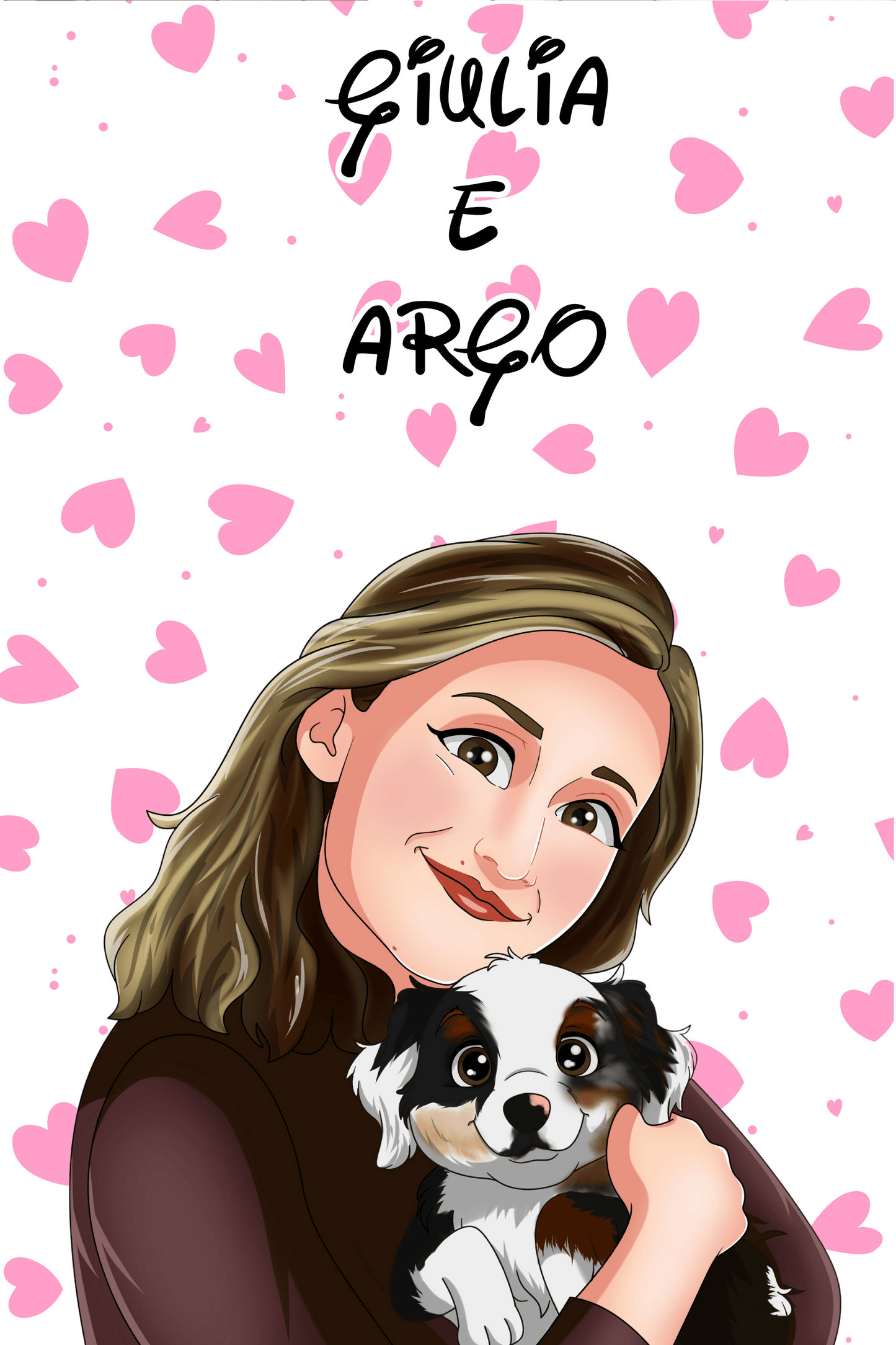 Portrait personnalisé - Dessins Animaux