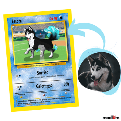 Ritratto Personalizzato: Carta PokeArt Personalizzata