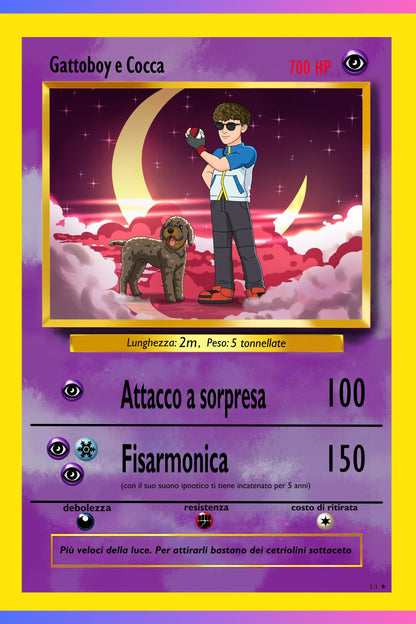 Ritratto Personalizzato: Carta PokeArt Personalizzata