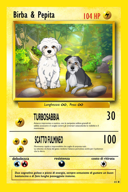Ritratto Personalizzato: Carta PokeArt Personalizzata