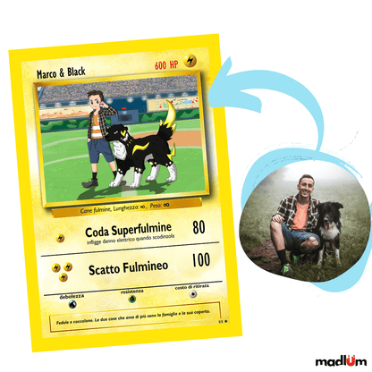 Ritratto Personalizzato: Carta PokeArt Personalizzata