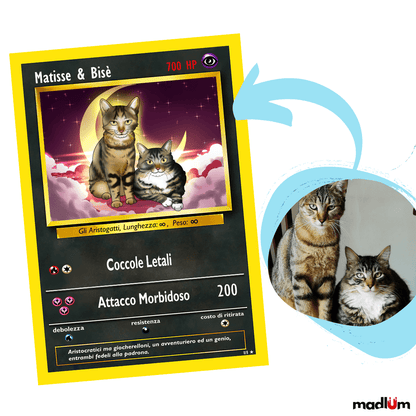 Ritratto Personalizzato: Carta PokeArt Personalizzata