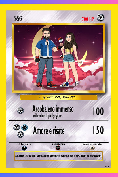 Ritratto Personalizzato: Carta PokeArt Personalizzata