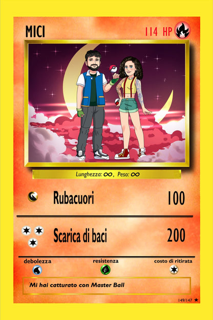 Ritratto Personalizzato: Carta PokeArt Personalizzata