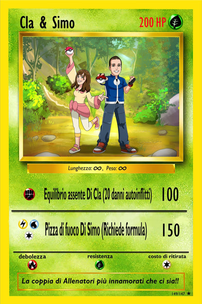 Ritratto Personalizzato: Carta PokeArt Personalizzata