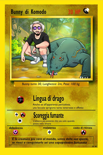 Ritratto Personalizzato: Carta PokeArt Personalizzata